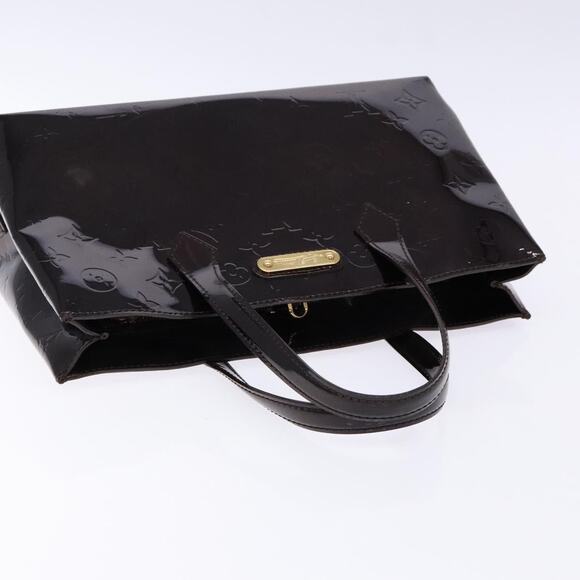 LOUIS VUITTON Monogram Vernis Wilshire PM Hand Bag Amarante M93641 - Picture 6 of 16
